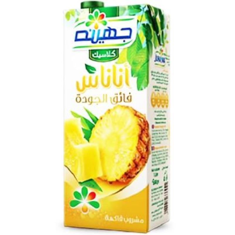 Juhayna Pineapple Juice 1L - جهينه كلاسيك بريميم عصير أناناس