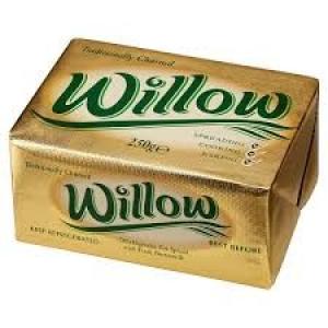 WILLOW 77% VEGETABLE FAT SPREAD WITH BUTTER MILK 250G - ويلو زبدة نباتية وحيوانية