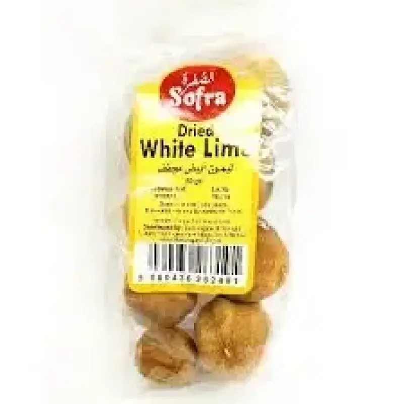 Sofra Dried White Lime 50gسفرة ليمون ابيض مجفف