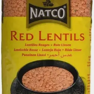 Natco Red Lentils 2kg - عدس أحمر
