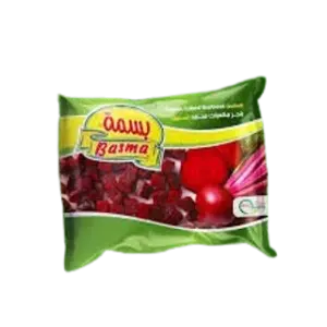 Basma Frozen Cubed Beetroot Boiled 400gبسمة شمندر مكعبات و مسلوق