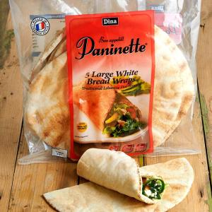 Dina Bread Large Traditional Lebanese Flat Bread 5pcs