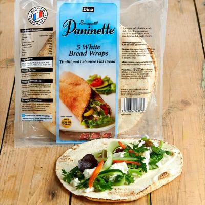 Dina White Bread Wraps 5pcs