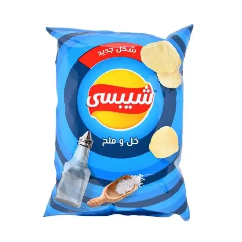 Chips Salt & Vinegar Flavour 65g شيبسي خل وملح