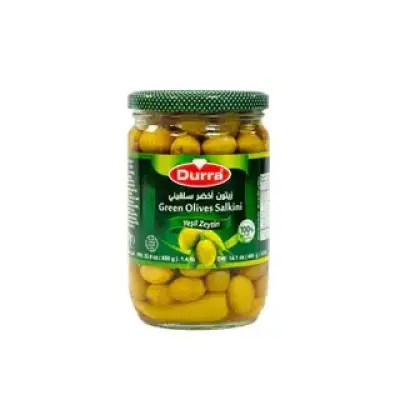 Al Durra Green Olive Salkini 650G