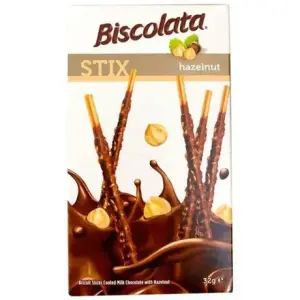 Biscolata Stix Hazelnut - 40g