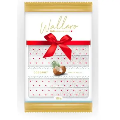 Waltz Coconut Wafer rolls 180g
