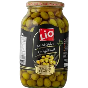 Lio Green Olives (Salkini) 1320g ليو زيتون اخضر سلقيني