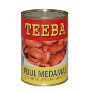 TEEBA FOUL MEDAMAS CHINESE BROAD BEANS 397G - طيبة فول مدمس حبة صيني