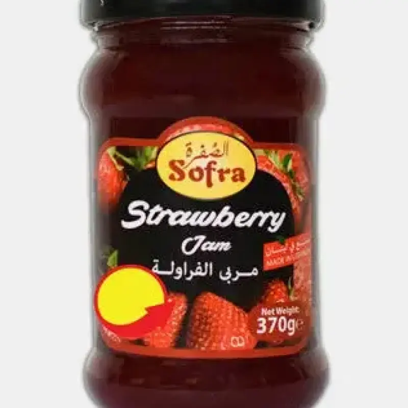 Sofra Strawberry 370g - الصُفرة مربي الفراولة