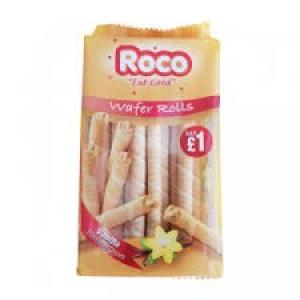 Roco Vanilla Wafer Rolls - 250g