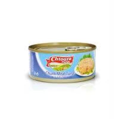 CHTOURA CHUNK TUNA IN SUNFLOWER OIL 160G - حقول شتورة لحم تونة قطع في زيت دوار الشمس