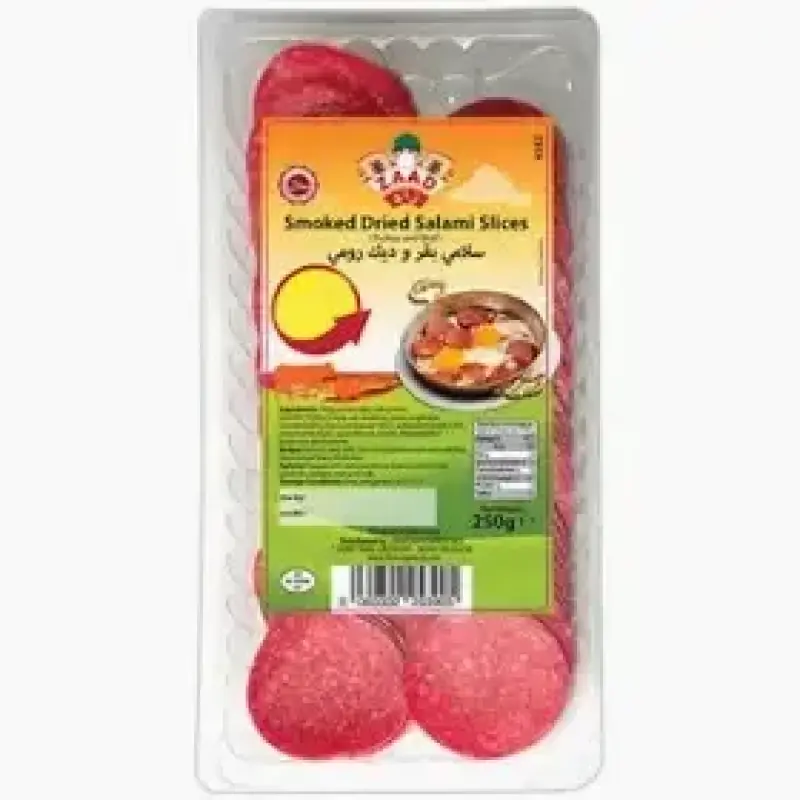 Zaad Smoked Dried Salami Pizza Slices Halal 100g