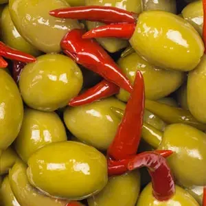 Green Olives With Chilli 320G
