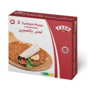 ZAAD 3 TURKISH PIZZA (LAHMACUM) بيتزا زاد 3 التركية (لحماكون)
