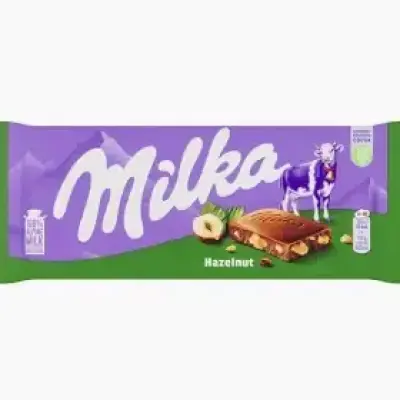 Milka Hazelnut Chocolate 100g