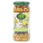 Green Farms Green Sliced Spanish Olives Glass Jar 235g