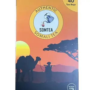 Somtea Shaah Somali Tea (40 Somali Tea Bags)