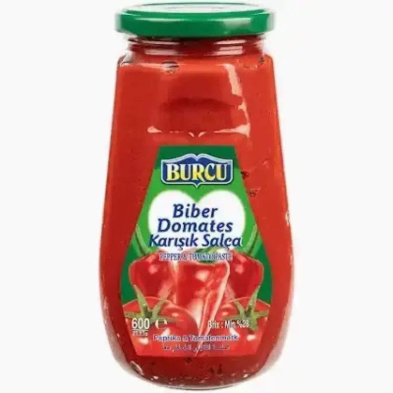 Burcu Tomato and  Pepper Paste 600g
