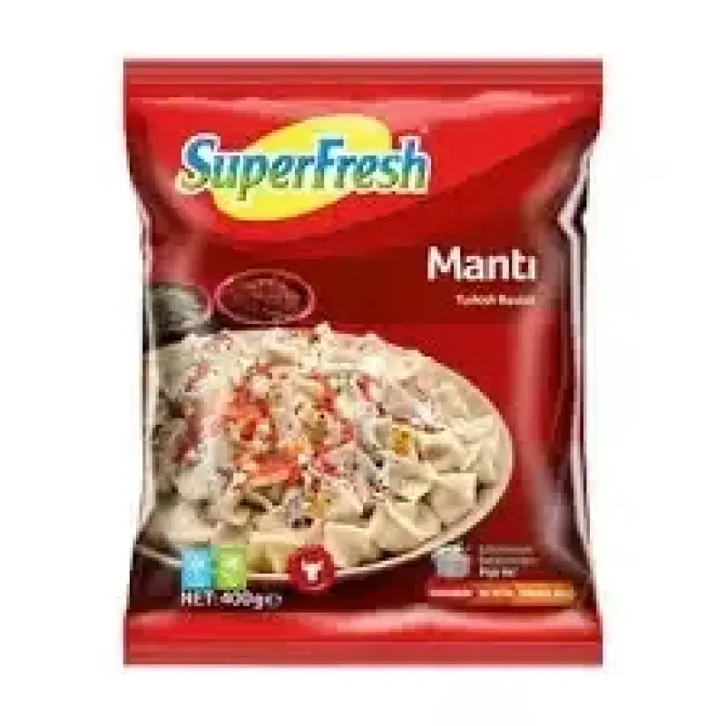 Superfresh Turkish Ravioli Manti 450g.  رافيولي مانتي التركي