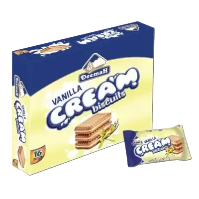 Deemah Vanilla Biscuit Cream 16 x 27g