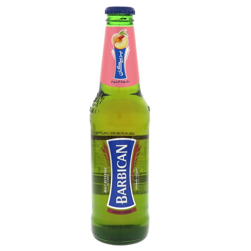 330ml - باربيكان شراب الشعير بنكهة الخوخ