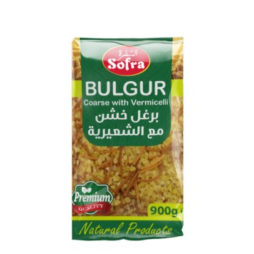 Sofra Bulgur with vermicelli 900g - السُفرة برغل خشن مع الشعرية