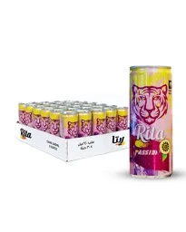 Rita Passion Sparkling 240 ml x 30 ريتا مشروب باشن