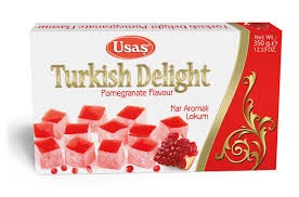 USAS TURKISH DELIGHT WITH POMEGRANTE FLAVOUR 350G - اوساش راحة تركية بالرمان