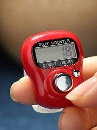 1PC Resettable 5-Digit LCD Electronic Counter With Digital Display, Random Color