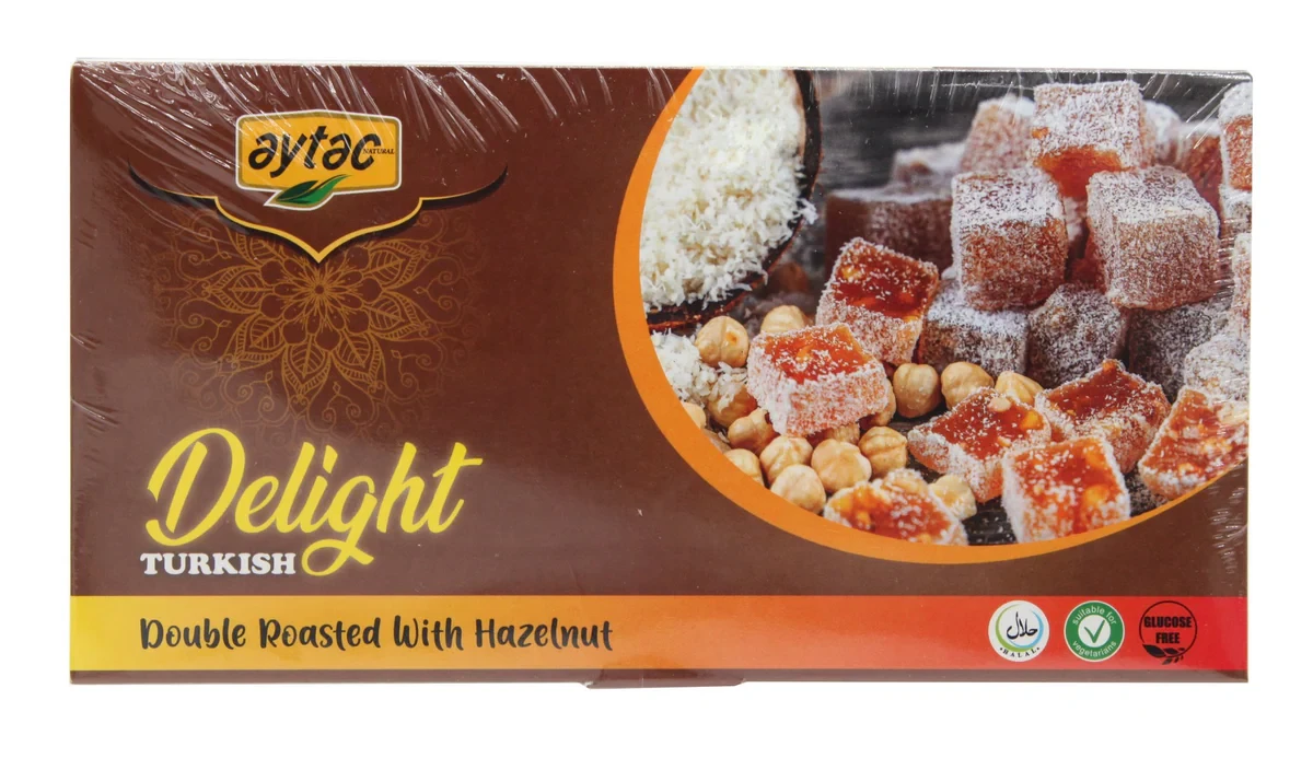 Aytac Turkish Delight Bowl Double Roasted Hazelnut 350g