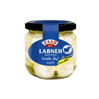 Zaad Labneh Cow's Milk 225g زاد لبنة جامدة بالزيت حليب بقر