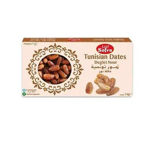 Sofra Tunisian Dates Deglet Nour 1kg تمور تونسية