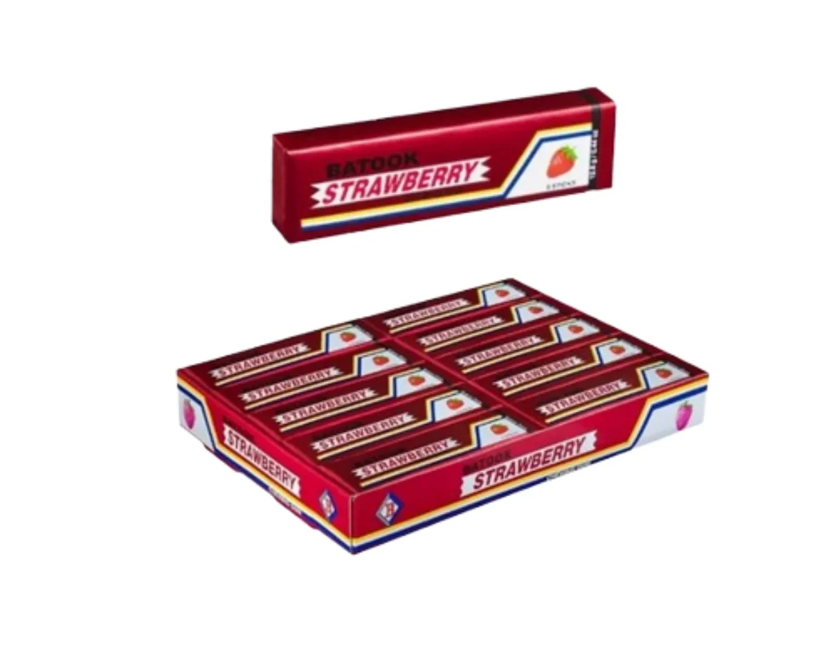 Batook Strawberry Gum 20pcs باطوق علكة بالفراولة