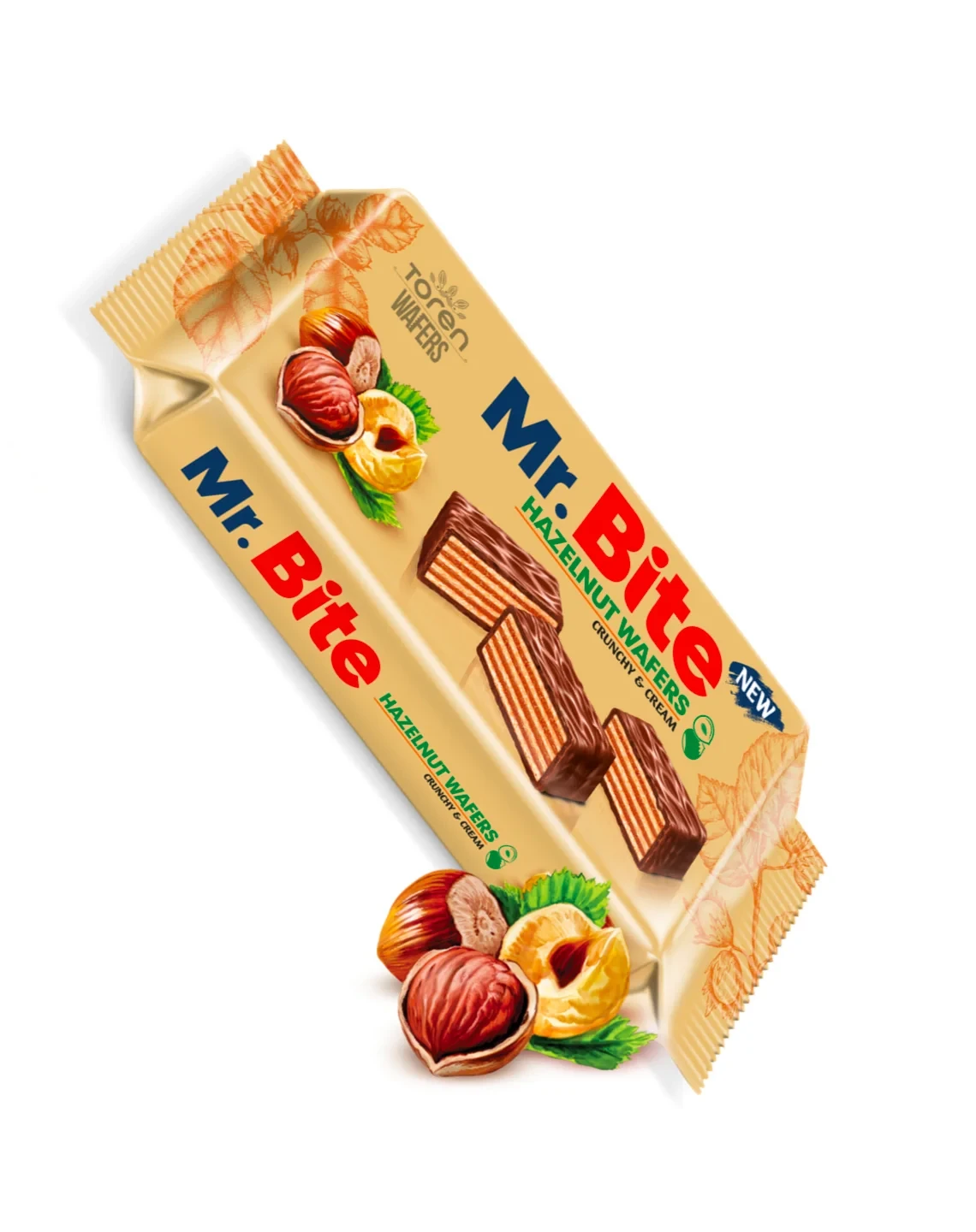 Mr Bite Hazelnut Wafers 32g