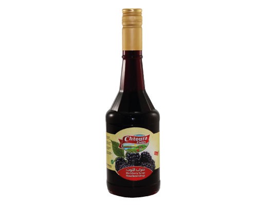 CHTOURA BLACKBERRY SYRUP 600ML - حقول شتورة شراب التوت