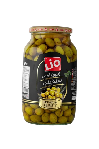 Lio Green Olives (Salkini) 1320g ليو زيتون اخضر سلقيني