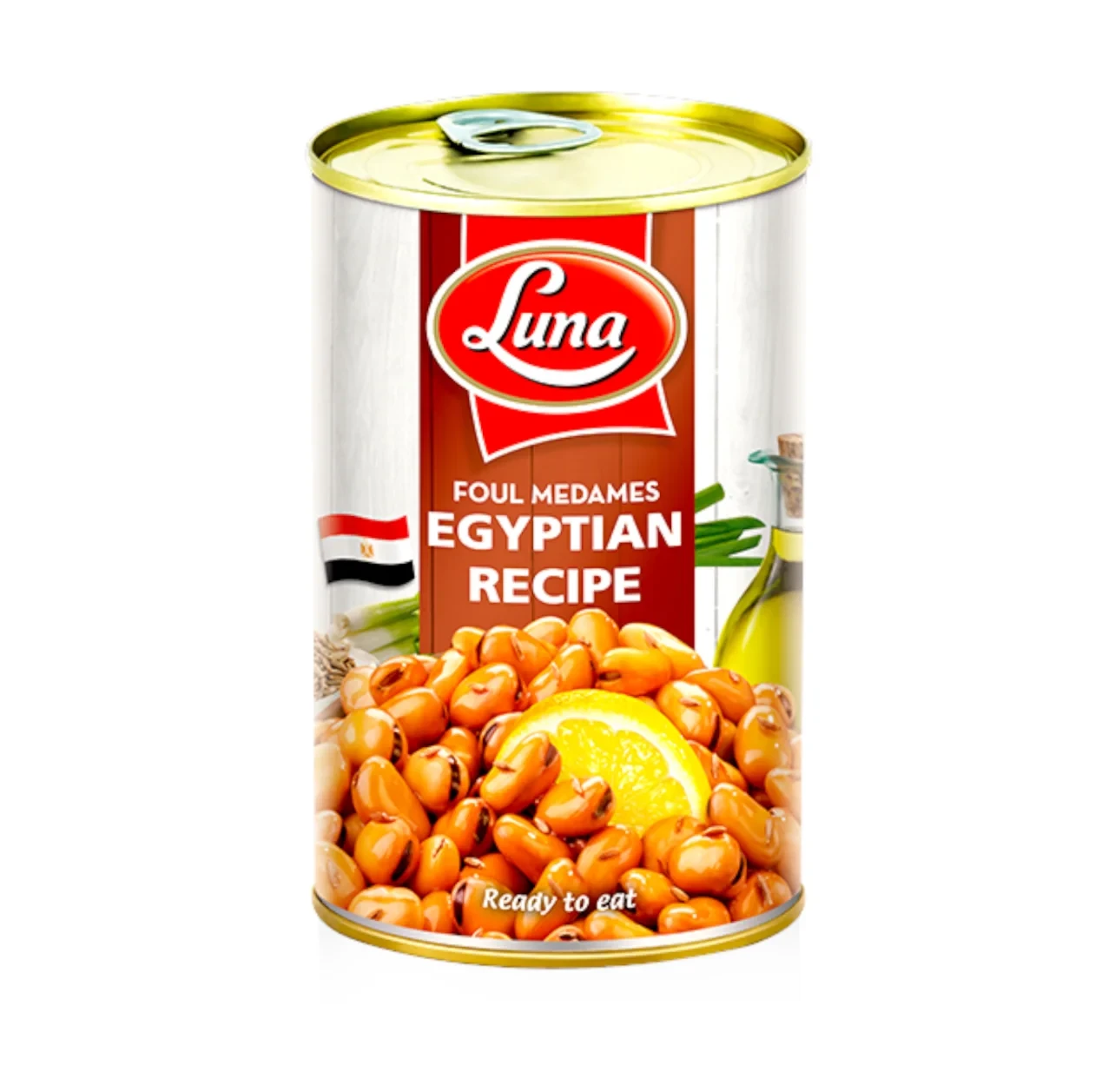 Luna Egyptian Recipe Foul Medames, 400g - فول مدمس بالخلطة المصرية لونا