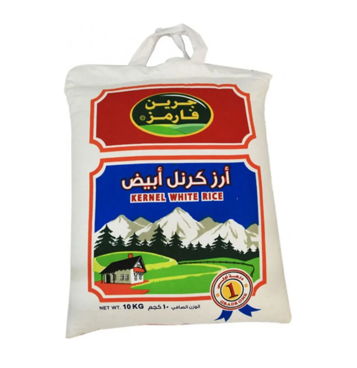 Green Farms Kernel Pakistani Basmati 10kg جرين فارمز أرز كرنل بسمتي درجة أولى