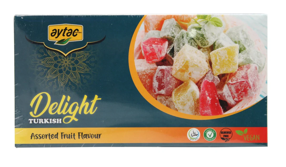 Aytac Turkish Delight Bowl with Fruit 350g