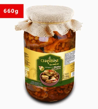 Chamsine Stuffed Eggplant 1050g شمسين مكدوس باذنجان