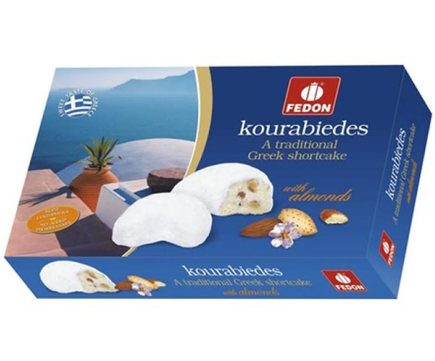 FEDON GREEK SHORTCAKE WITH ALMOND -350g ( كحك يوناني باللوز )