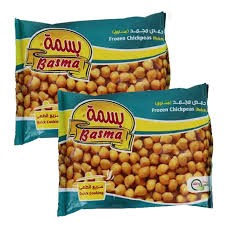 BASMA FROZEN CHICKPEAS BOILED 400G بسمة حمص مجمد مسلوق