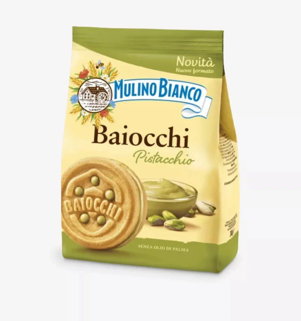 Mulino Bianco Baiocchi Pistacchio 168g