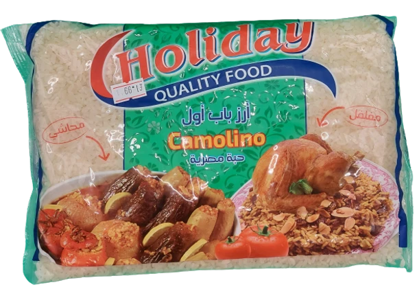 CHOLIDAY CAMOLINO RICE 900G