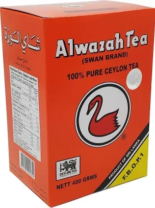 ALWAZAH BLACK TEA 400G - شاي الوزة شاي سيلاني خشن ممتاز