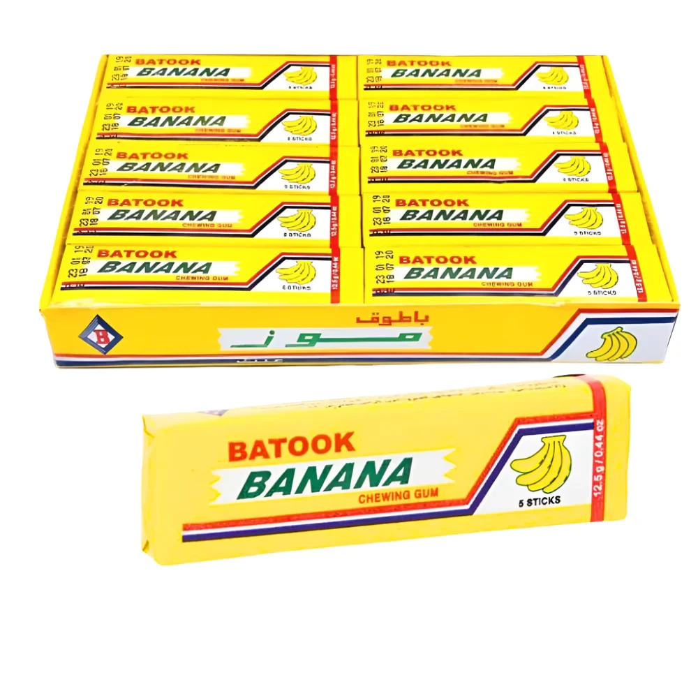 Batook Banana Gum 20pcs باطوق علكة بالموز
