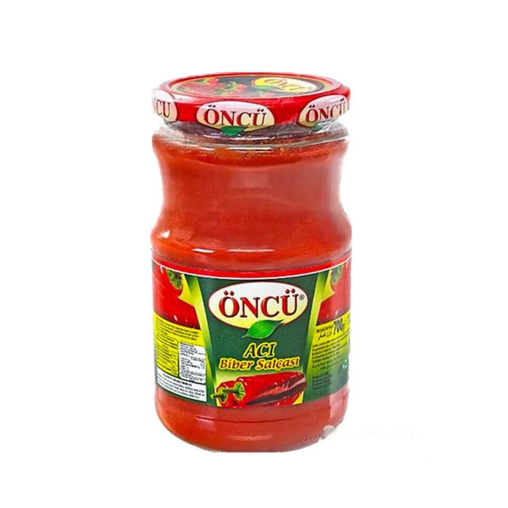 Oncu Hot Pepper Sauce 700g - اونسو  معجون الفلفل الحار