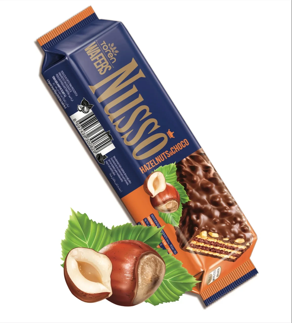 Toren Wafers Hazelnut & Choco 32g