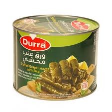 Al Durra Stuffed Grape Leaves 1.9kg الدرة ورق عنب محشي (دولما)